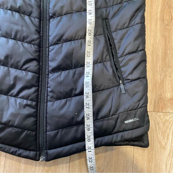 Puma Black Long Puffer Coat Jacket Athleisure Womens Size XS - Picture 7 of 8